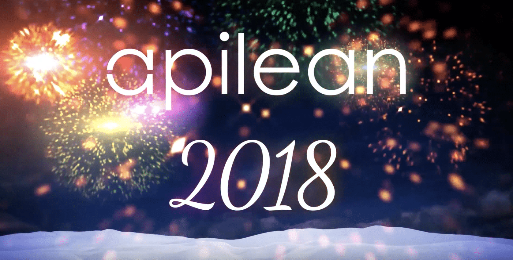 Apilean vous souhaite une excellente Année 2018 ! #api2018